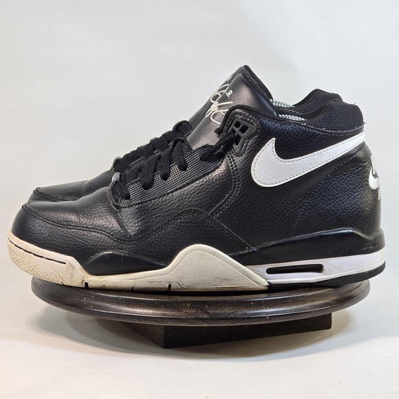 Nike Air Flight 89 Shoes Mens Size 8 Basketball Leather BQ4212-002 Sneakers - Picture 5 of 11